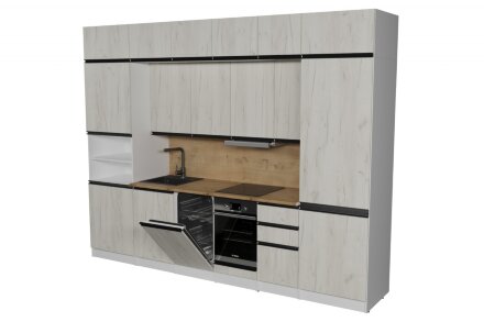 Кухонный гарнитур Амели люкс, 300 см  