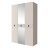 Шкаф 3 двери БМШ1/3(Fa) (с зеркалом) Bogemia Farfalle